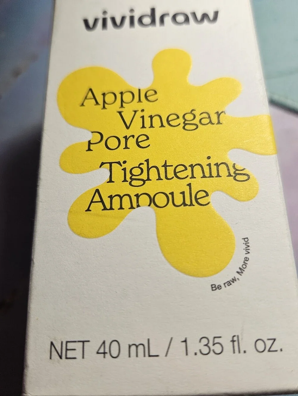 Vividraw Apple Vinegar Pore Tightening Serum - Clear/Yellow